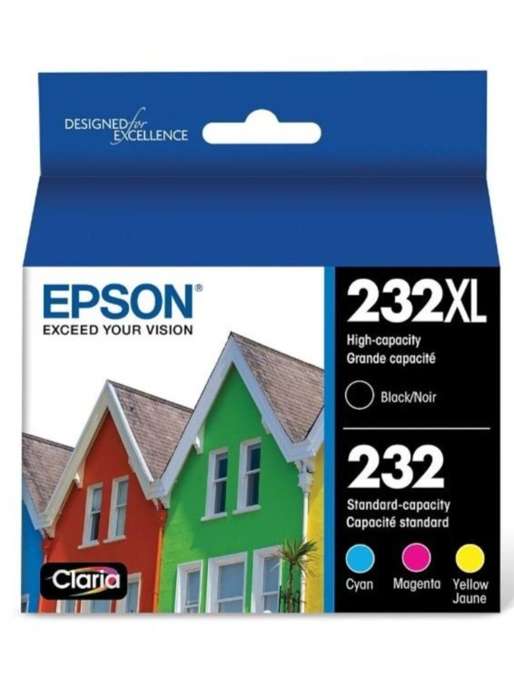 Epson 232XL 232 Claria Ink 4pk T232XL-BCS WF-2930 XP-4200 NIB